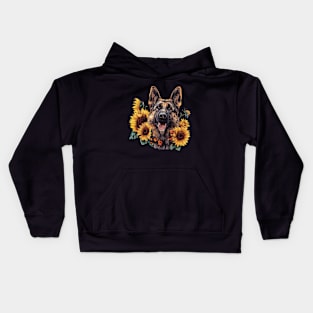 German Shepherd Kids Hoodie